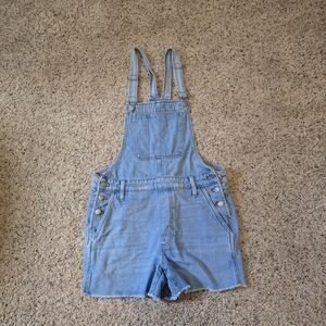 Madewell Blue Denim Overalls